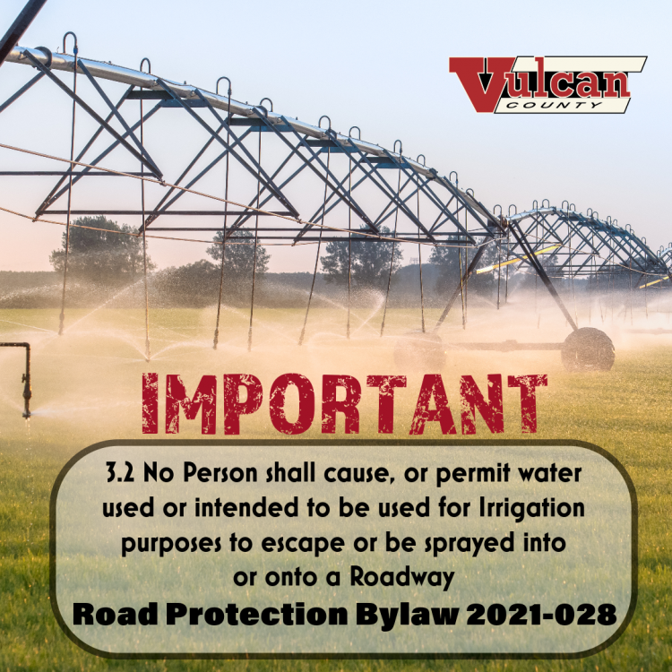 REMINDER: Road Protection Bylaw 2021-028