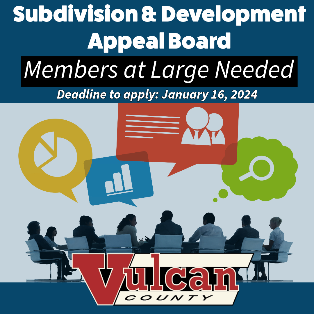 Members at Large Needed for Subdivision & Development Appeal Board